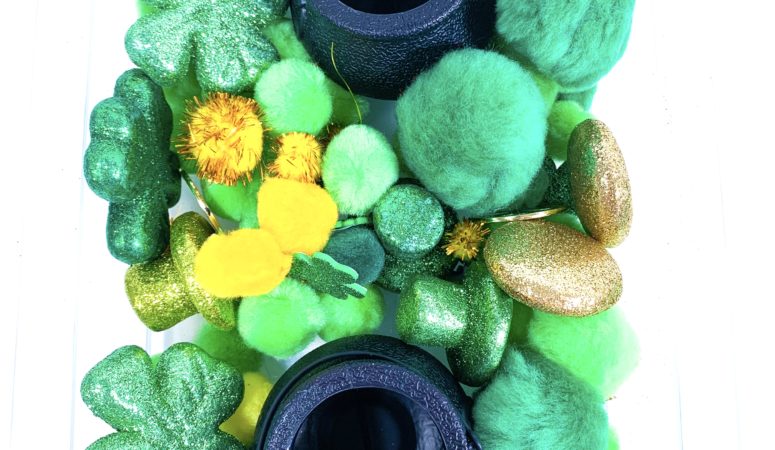 St. Patrick’s Day Sensory Bin for Preschool Speech Therapy