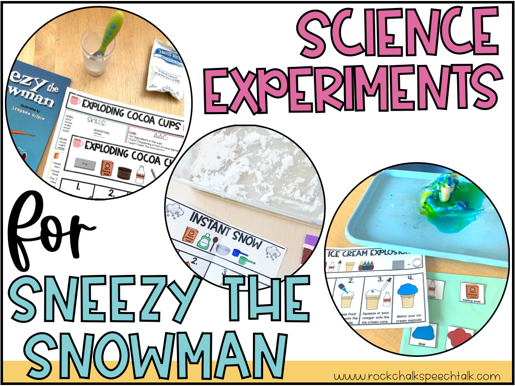 ⛄ EASY Melting Snowman Winter Science Experiment